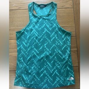 The North Face Women's Patterned Teal Tank Top